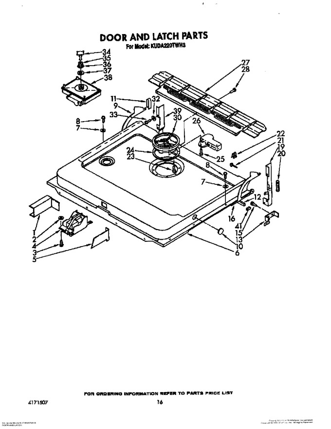 Diagram for KUDA220TWH3