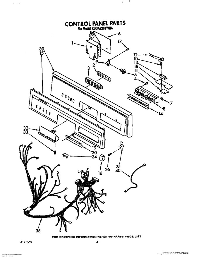 Diagram for KUDA220TWH4