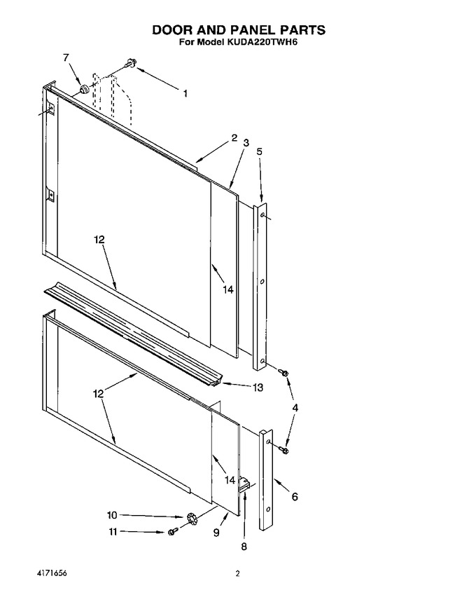 Diagram for KUDA220TWH6