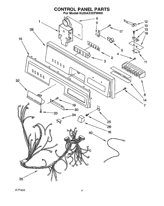 Diagram for KUDA220TWH6