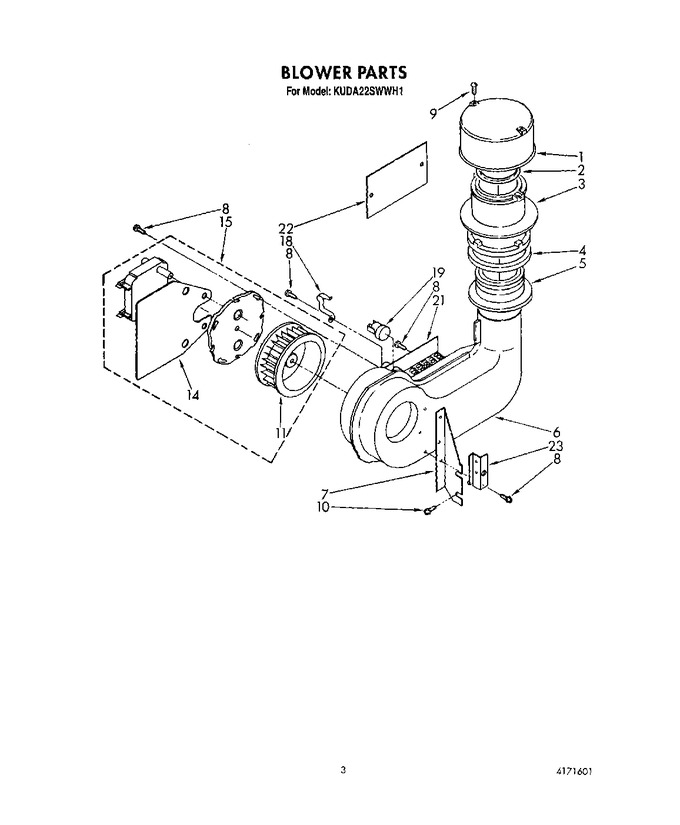 Diagram for KUDA22SWWH1