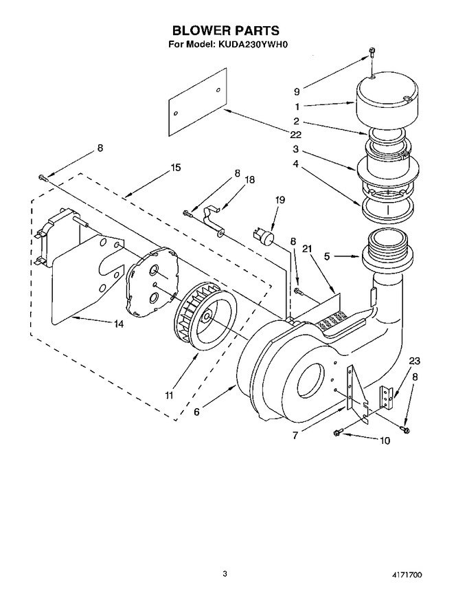 Diagram for KUDA230YAL0