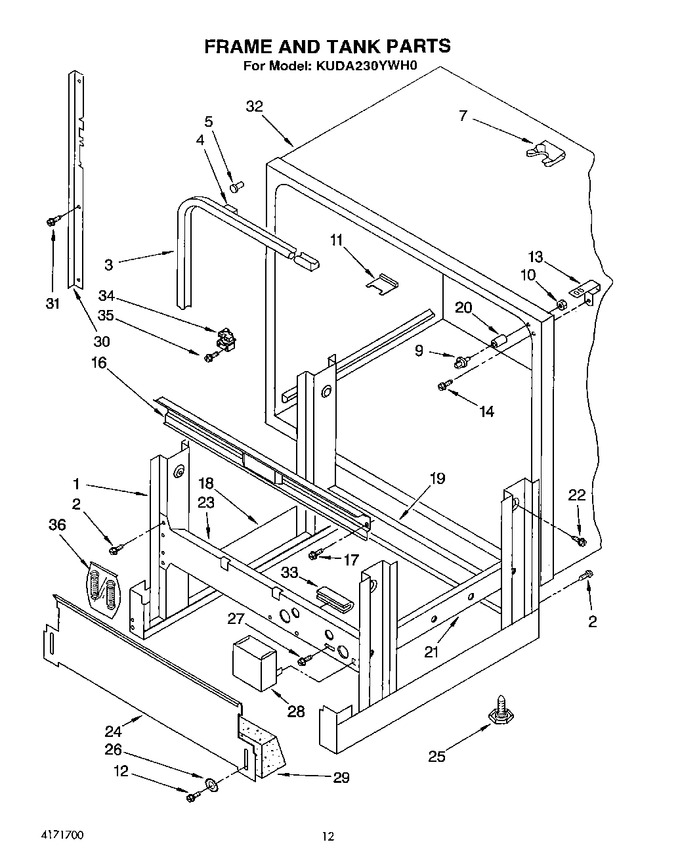 Diagram for KUDA230YAL0