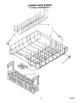 Diagram for 12 - Lower Rack