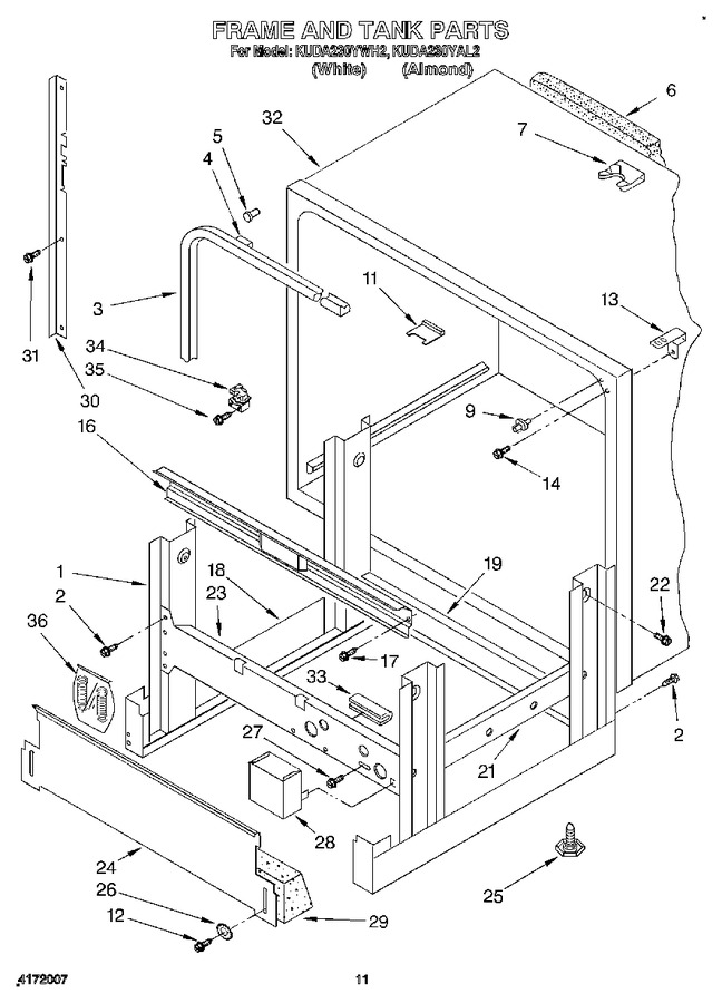 Diagram for KUDA230YAL2