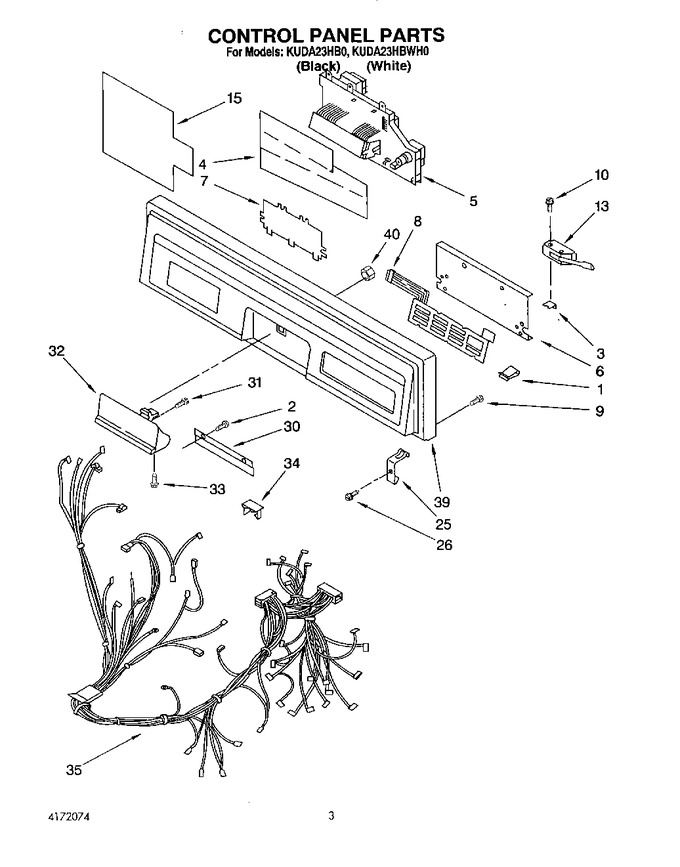 Diagram for KUDA23HBWH0