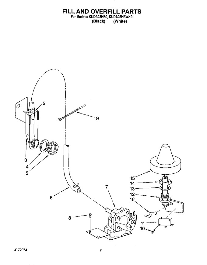 Diagram for KUDA23HBWH0