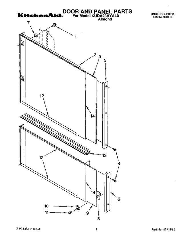 Diagram for KUDA23HYAL0