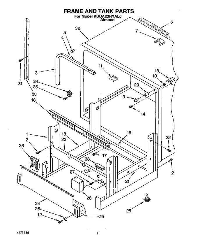 Diagram for KUDA23HYAL0