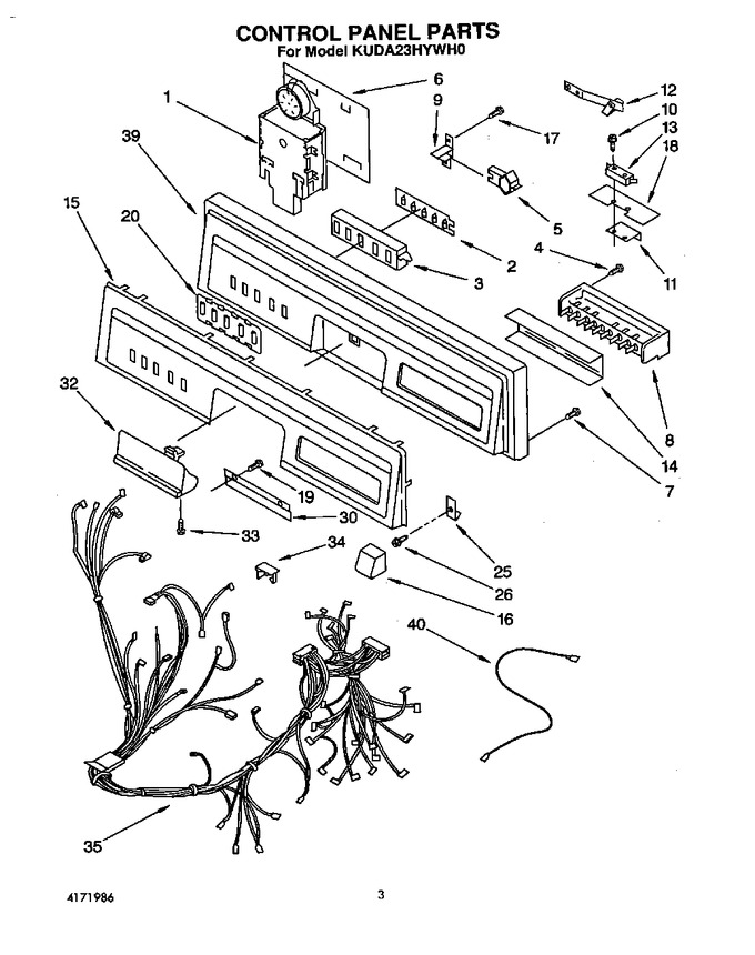 Diagram for KUDA23HYWH0