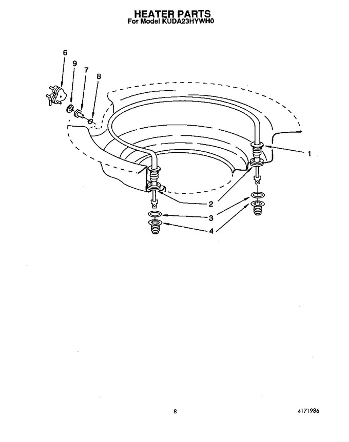 Diagram for KUDA23HYWH0