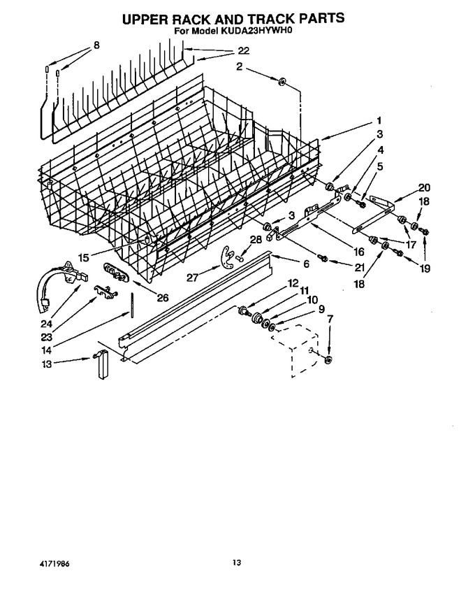 Diagram for KUDA23HYWH0