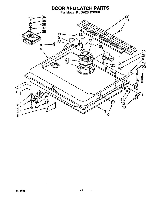 Diagram for KUDA23HYWH0