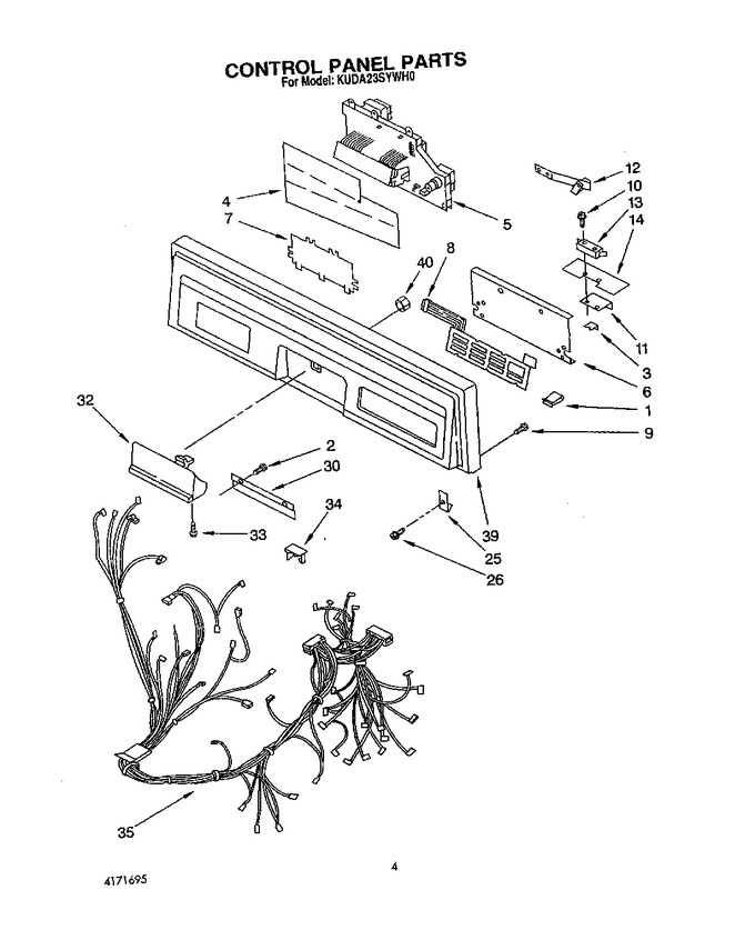 Diagram for KUDA23SYWH0