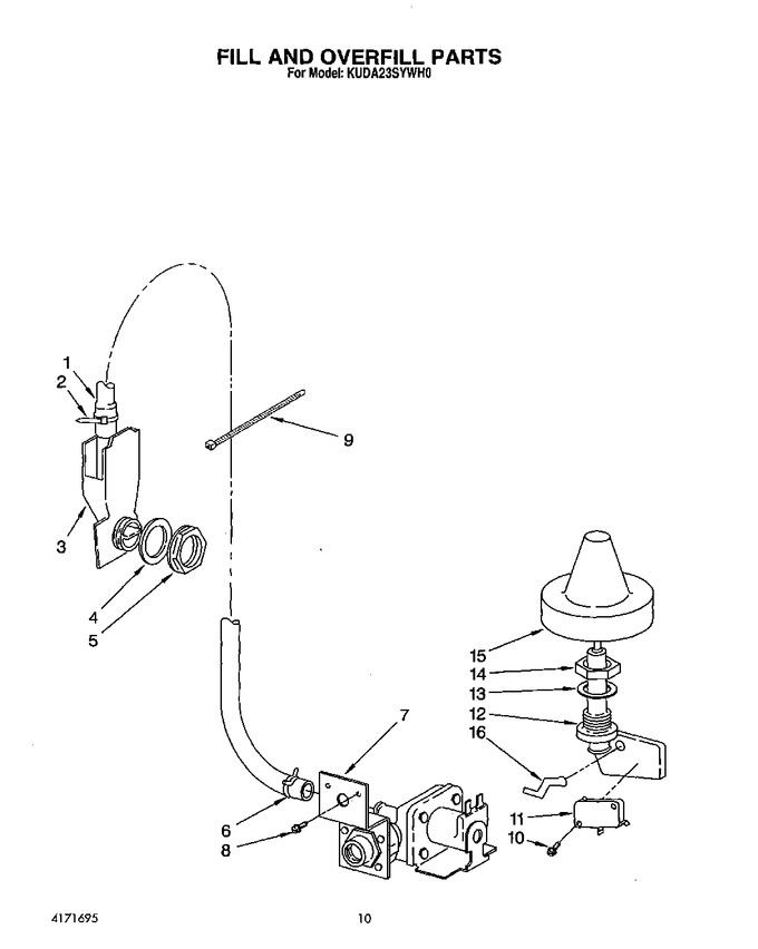 Diagram for KUDA23SYWH0