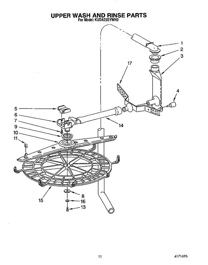 Diagram for KUDA23SYWH0