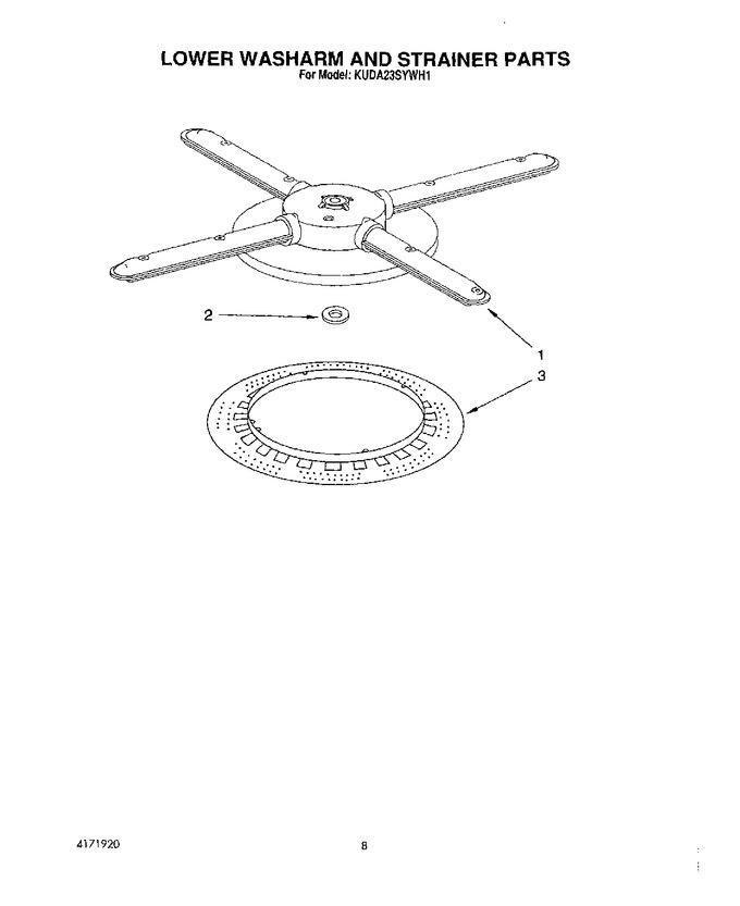 Diagram for KUDA23SYWH1