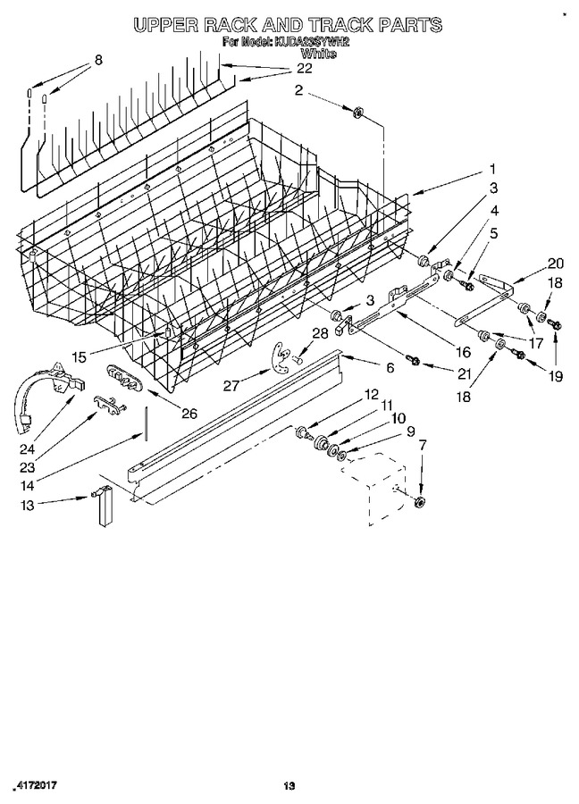 Diagram for KUDA23SYWH2