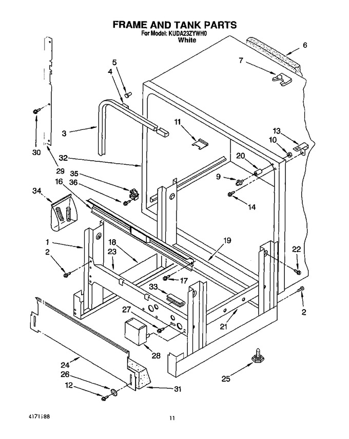 Diagram for KUDA23ZYWH0