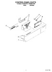 Diagram for 02 - Control Panel Parts