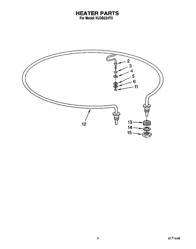 Diagram for KUDB22HT0