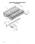 Diagram for 11 - Upper Rack And Track