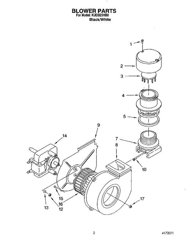 Diagram for KUDB23HB0