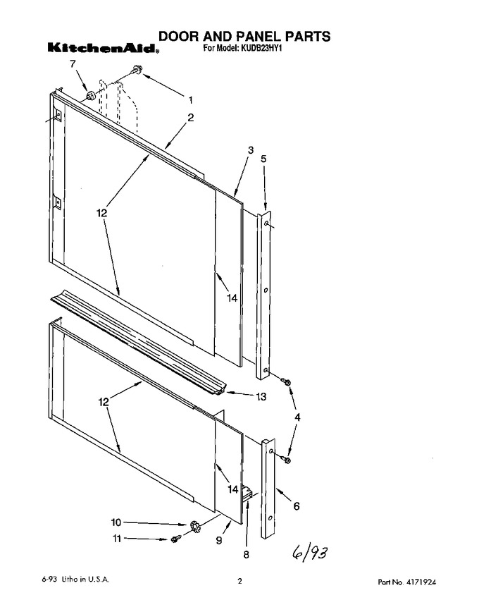 Diagram for KUDB23HY1