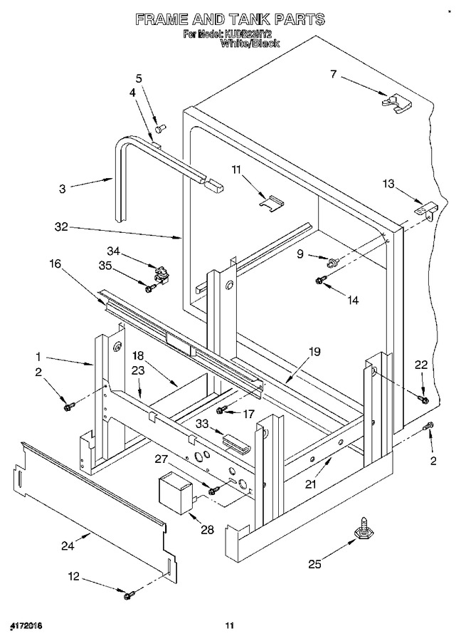 Diagram for KUDB23HY2