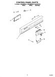 Diagram for 02 - Control Panel Parts