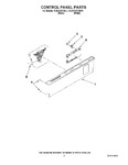 Diagram for 02 - Control Panel Parts