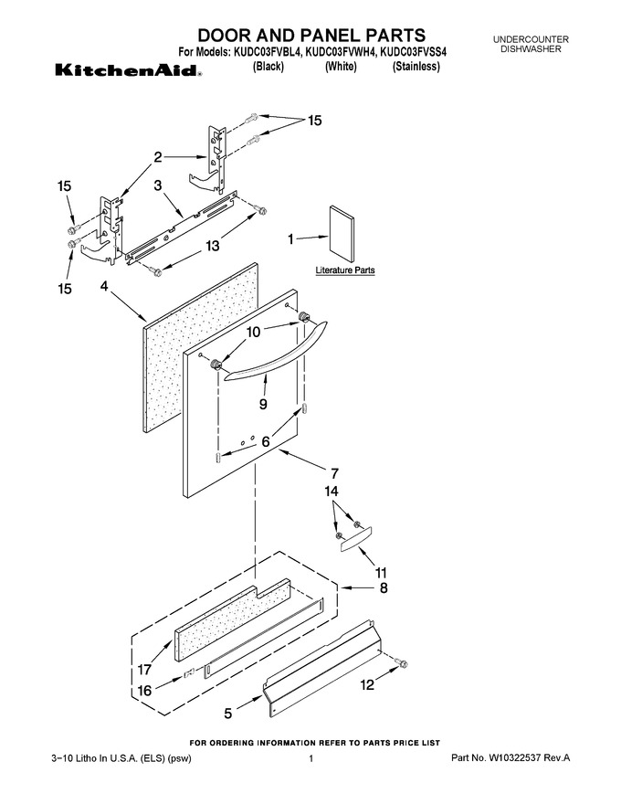 Diagram for KUDC03FVWH4