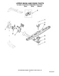 Diagram for 07 - Upper Wash And Rinse Parts