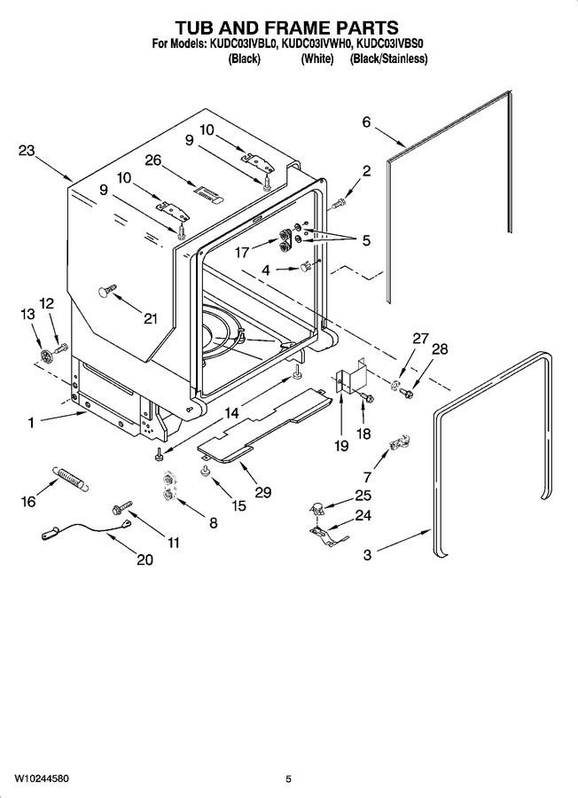 Diagram for KUDC03IVWH0