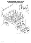 Diagram for 09 - Upper Rack And Track Parts