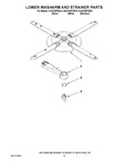 Diagram for 11 - Lower Washarm And Strainer Parts