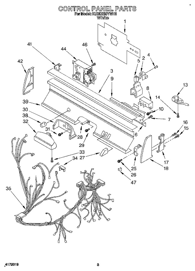 Diagram for KUDD230YWH1