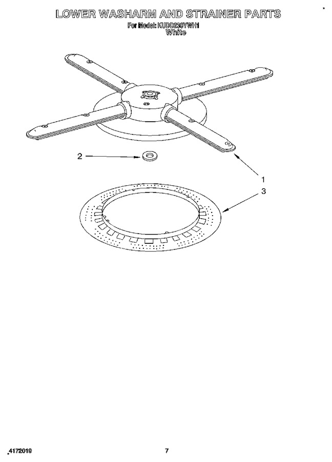 Diagram for KUDD230YWH1