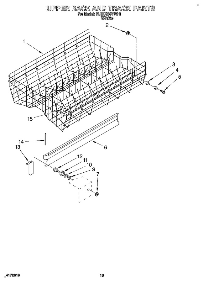 Diagram for KUDD230YWH1