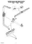 Diagram for 09 - Upper Wash And Rinse Parts