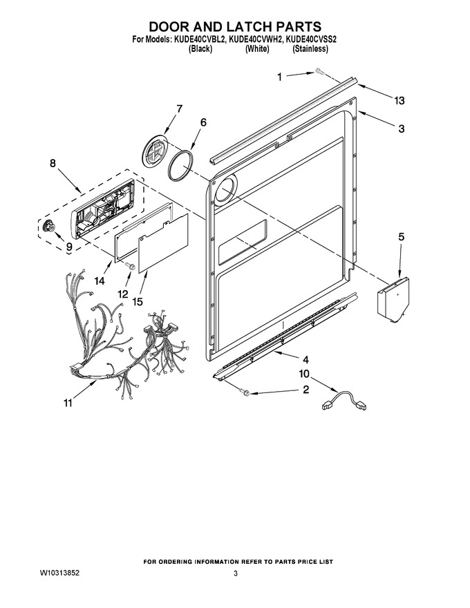 Diagram for KUDE40CVWH2