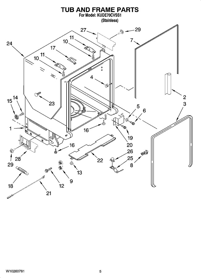 Diagram for KUDE70CVSS1