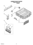 Diagram for 10 - Lower Rack Parts