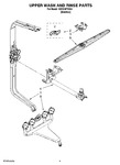 Diagram for 07 - Upper Wash And Rinse Parts