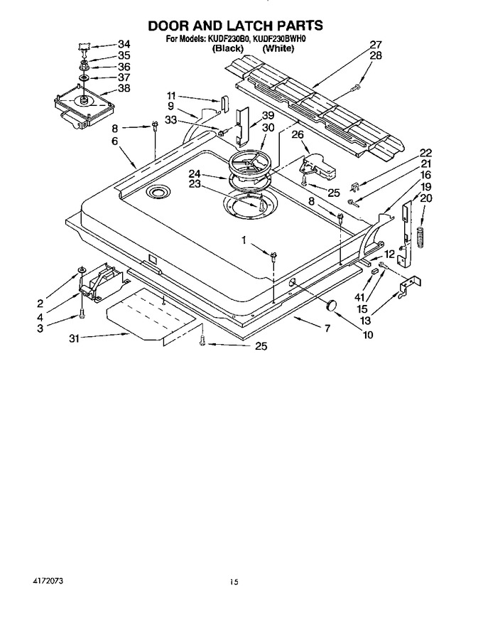 Diagram for KUDF230BWH0