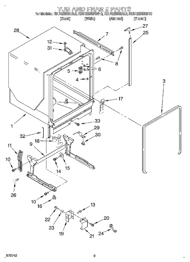 Diagram for KUDG25SHWH0