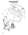 Diagram for 03 - Control Panel, Lit/optional