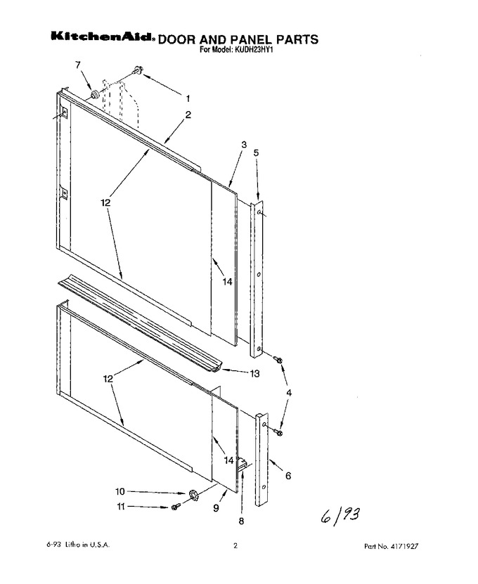 Diagram for KUDH23HY1