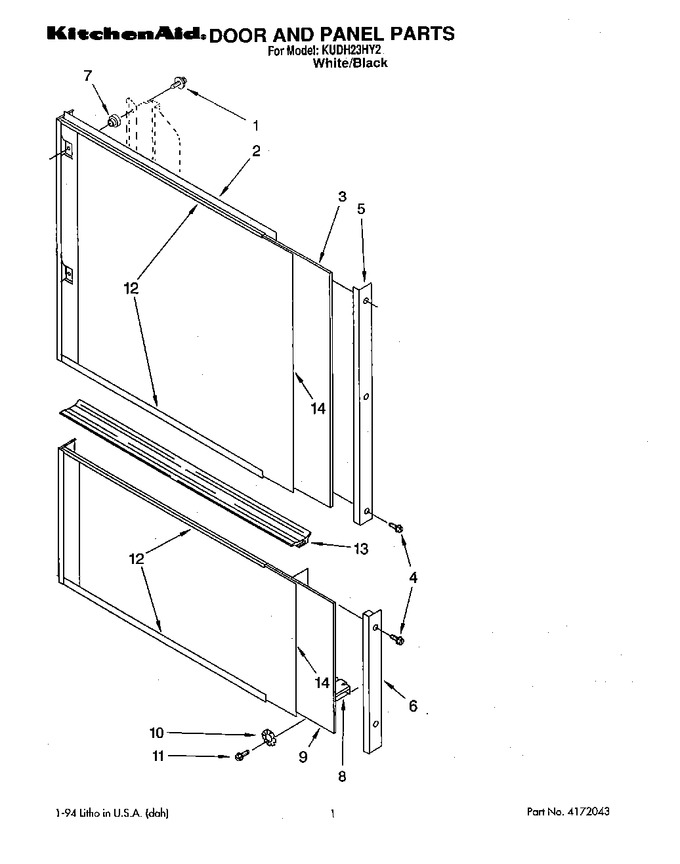 Diagram for KUDH23HY2