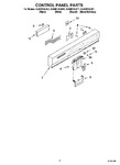 Diagram for 02 - Control Panel Parts